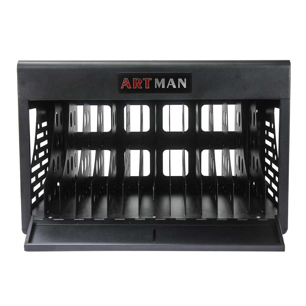 16 Bay Charging Cabinet for Laptop Chromebook Locking Charging Station-BLACK