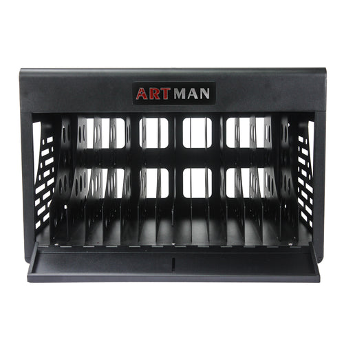 16 Bay Charging Cabinet for Laptop Chromebook Locking Charging Station-BLACK