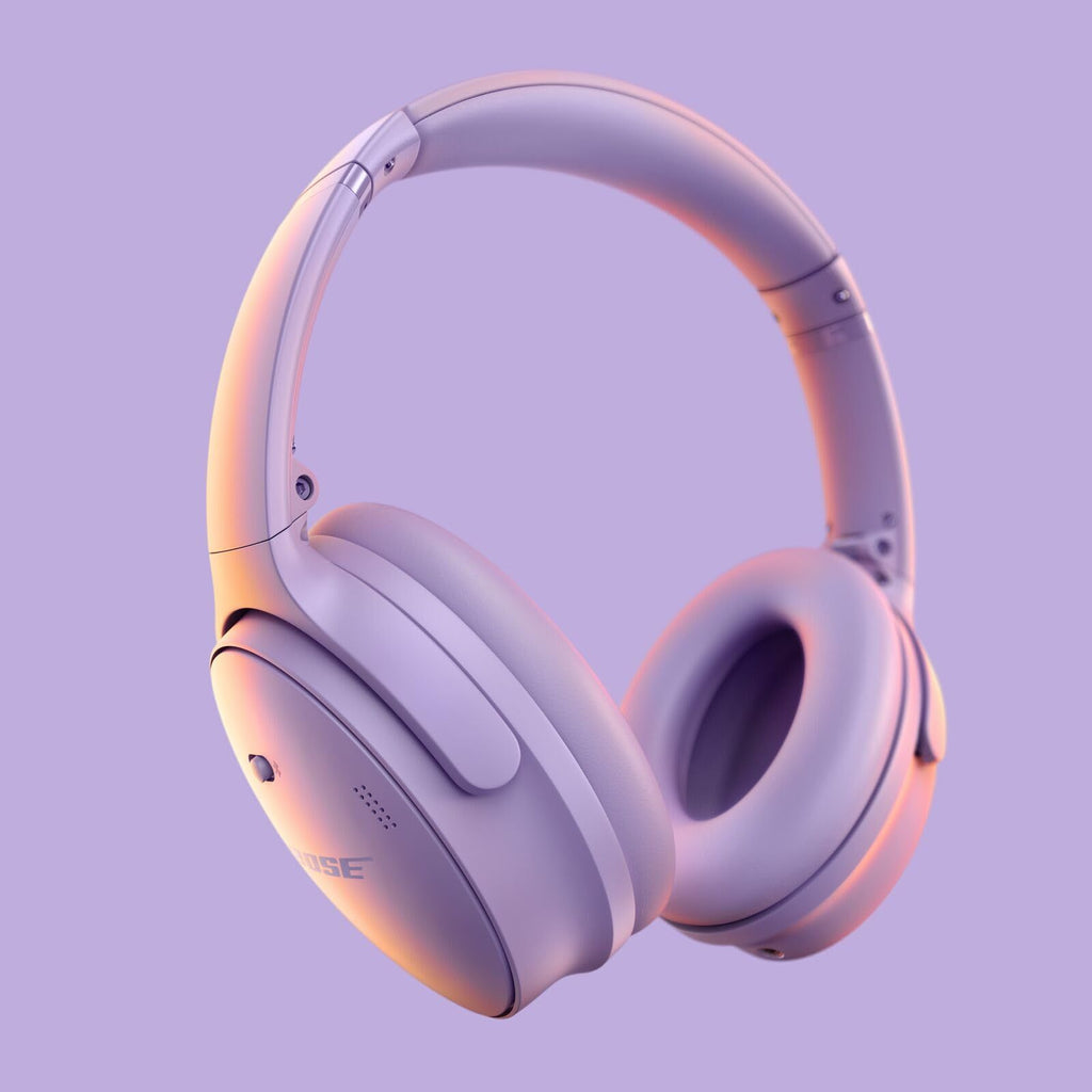 Bose QuietComfort Bluetooth Headphones, Wireless Headphones with Active Over Ear Noise Cancelling and Mic, Deep Bass, Up to 24 Hours of Playtime - Best for Christmas, Perfect Birthday Gift for Women and Men