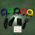 11pcs TPE Resistance Bands Set, Exercise Band, Workout Bands, Resistance Bands For Working Out, Leg And Ankle Straps, Elastic Bands For Exercise, Fitness Bands, Elastic Exercise Bands, Home Fitness, Fitness, Yoga And Pilates,