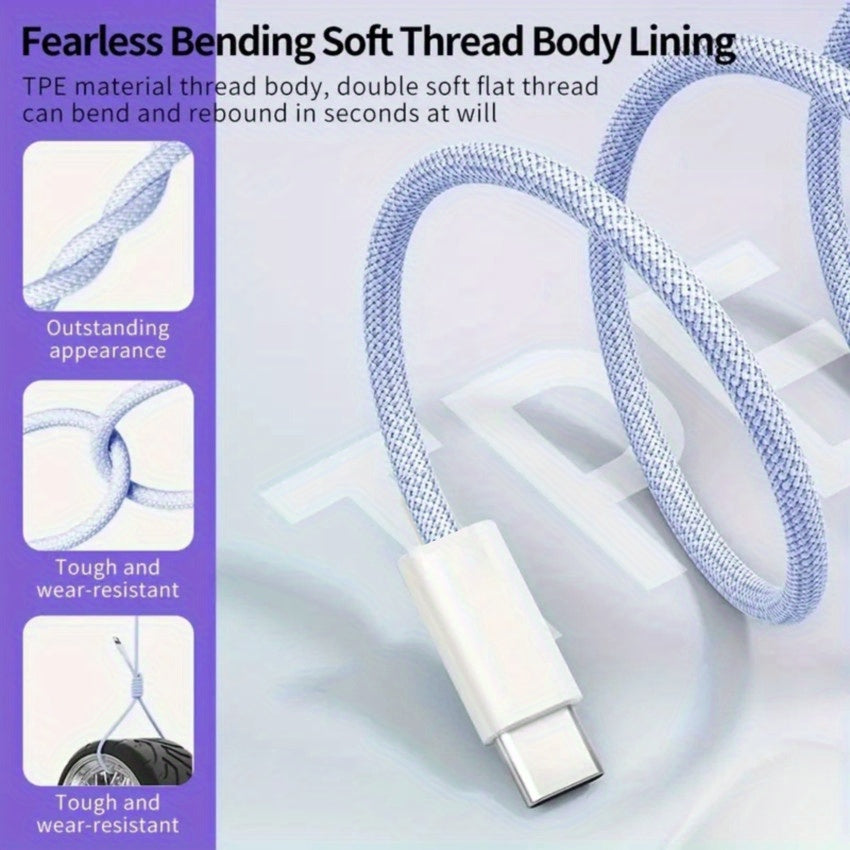 [Fast USB C Charger] USB C to USB C 60W Fast Charger Cable for iPhone 15/Samsung Galaxy S22/S21/S20 Ultra, Type C to Type C Charging Cord Compatible with iPhone 15/15 Pro/15 Pro Max/15 Plus/iPad Pro/Air5/MacBook