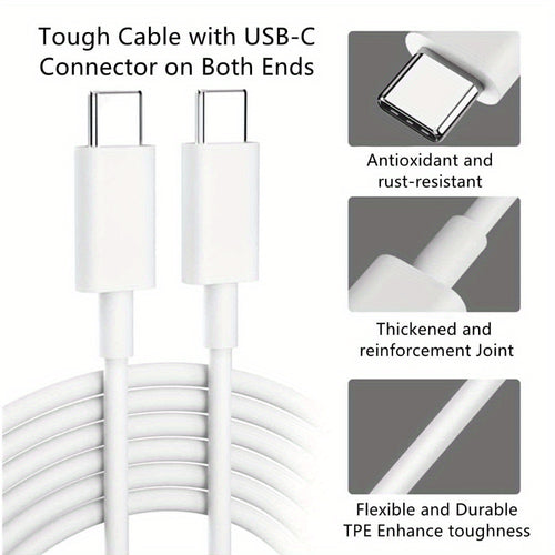 20W USB C Fast Charger PD USB C To C Cable Type C Adapter For Samsung, IPad Pro