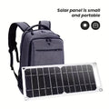 [Solar Charger] Solar Powered USB Solar Panel Charger For Outdoor Travel & Camping | One, Charge Controller, Female To Male USB Connector - Compatible With Mobile Phones, Power Banks, Flashlights, Fans, Tablets