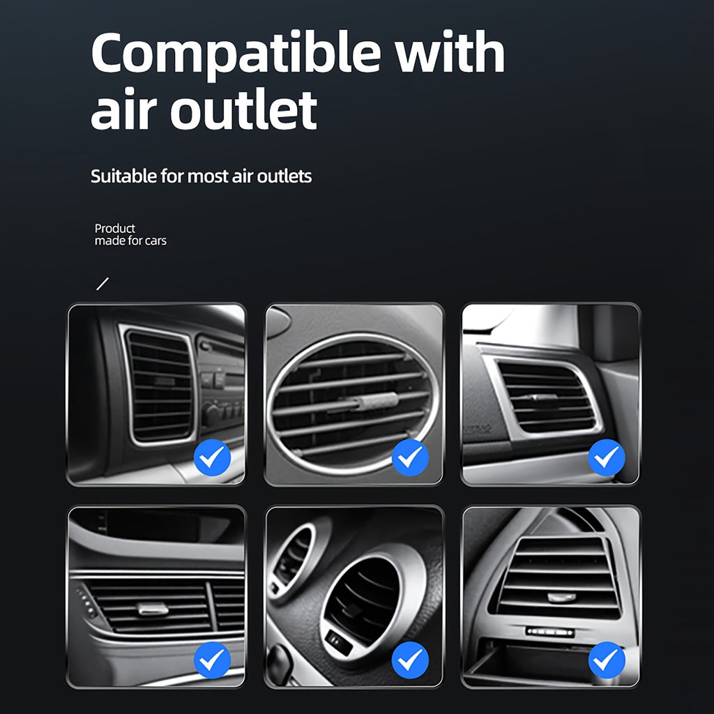 Wireless Car Charger Car Phone Mount Holder Stand Air Vent Auto Clamping Fast Charging for iPhone 16 Pro Max/16/15/14/13/12/11/XS/X/8, for SamSung for Galaxy S24/S23/S22/Note 20 Ultra/Note 10/S10/S9/S8