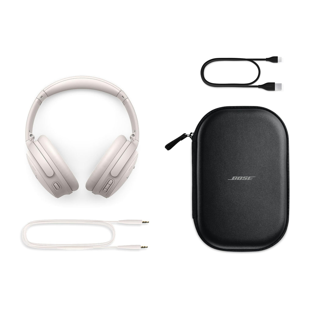 Bose QuietComfort Bluetooth Headphones, Wireless Headphones with Active Over Ear Noise Cancelling and Mic, Deep Bass, Up to 24 Hours of Playtime - Best for Christmas, Perfect Birthday Gift for Women and Men