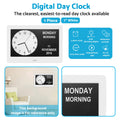 7 inch  LED Large Digital Day Clock Calendar Dementia Date Week Month Year Time Wall