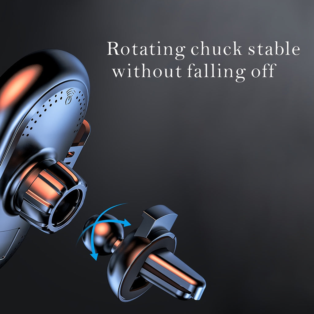 Wireless Car Charger Car Phone Mount Holder Stand Air Vent Auto Clamping Fast Charging for iPhone 16 Pro Max/16/15/14/13/12/11/XS/X/8, for SamSung for Galaxy S24/S23/S22/Note 20 Ultra/Note 10/S10/S9/S8