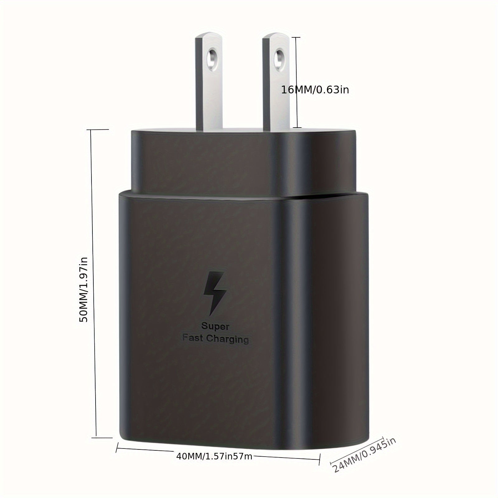 20W Fast Charger - Wall Charger with 4ft Type C Cable for Samsung Galaxy S23 Ultra/S23/S23+/S22/S22 Ultra/S22+/S21 Ultra/S20 Ultra/Note 20/Note 10/Z Fold 3 - Rapid Charging and Compact Design