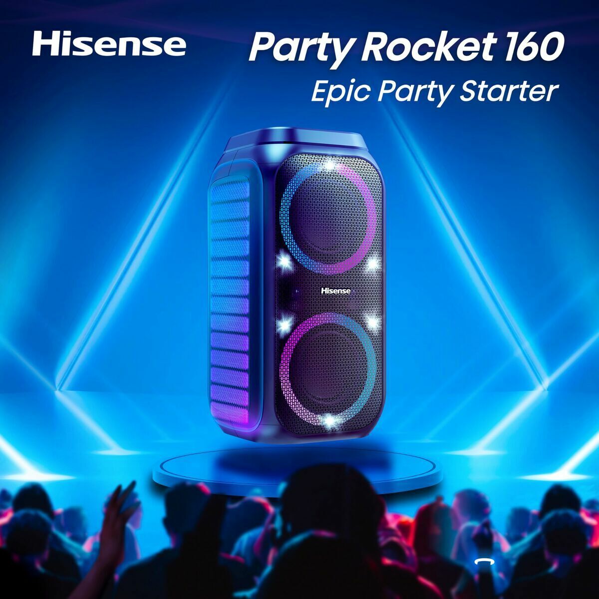 Portable Bluetooth Speakers Hisense PARTY ROCKET160 Black