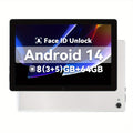 MAYPUG Multi-Function 2-in-1 Tablet with Wireless Keyboard, for Android 14, Octa-core, 10-inch Screen, 8GB (3+5) for RAM, 64GB ROM, Expandable Up to 1TB, WiFi 6, 5MP + 8MP Camera, 1280*800 HD, 5000mAh, with Wireless Keyboard,