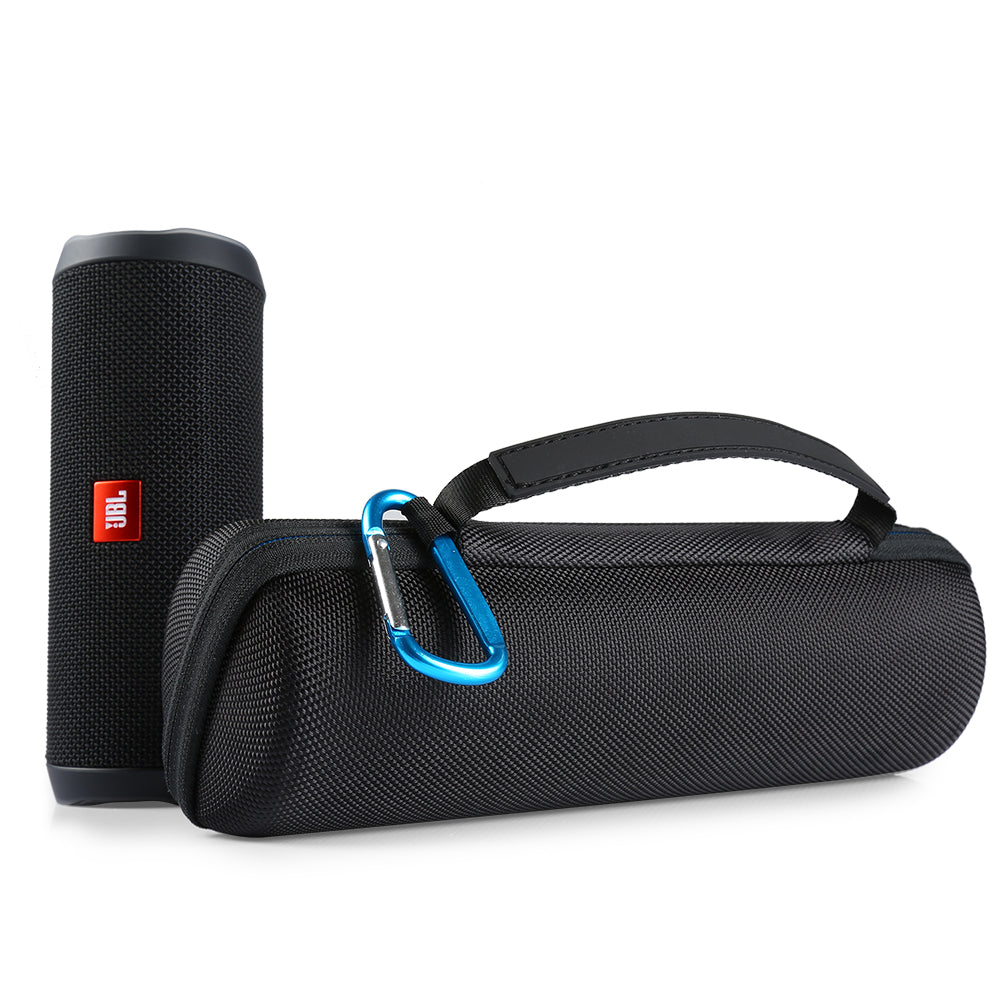 PU Carry Protective Carry Cover Case For JBL Flip 4 Flip4 Wireless Bluetooth Speaker Additional Space for Plug & Cables