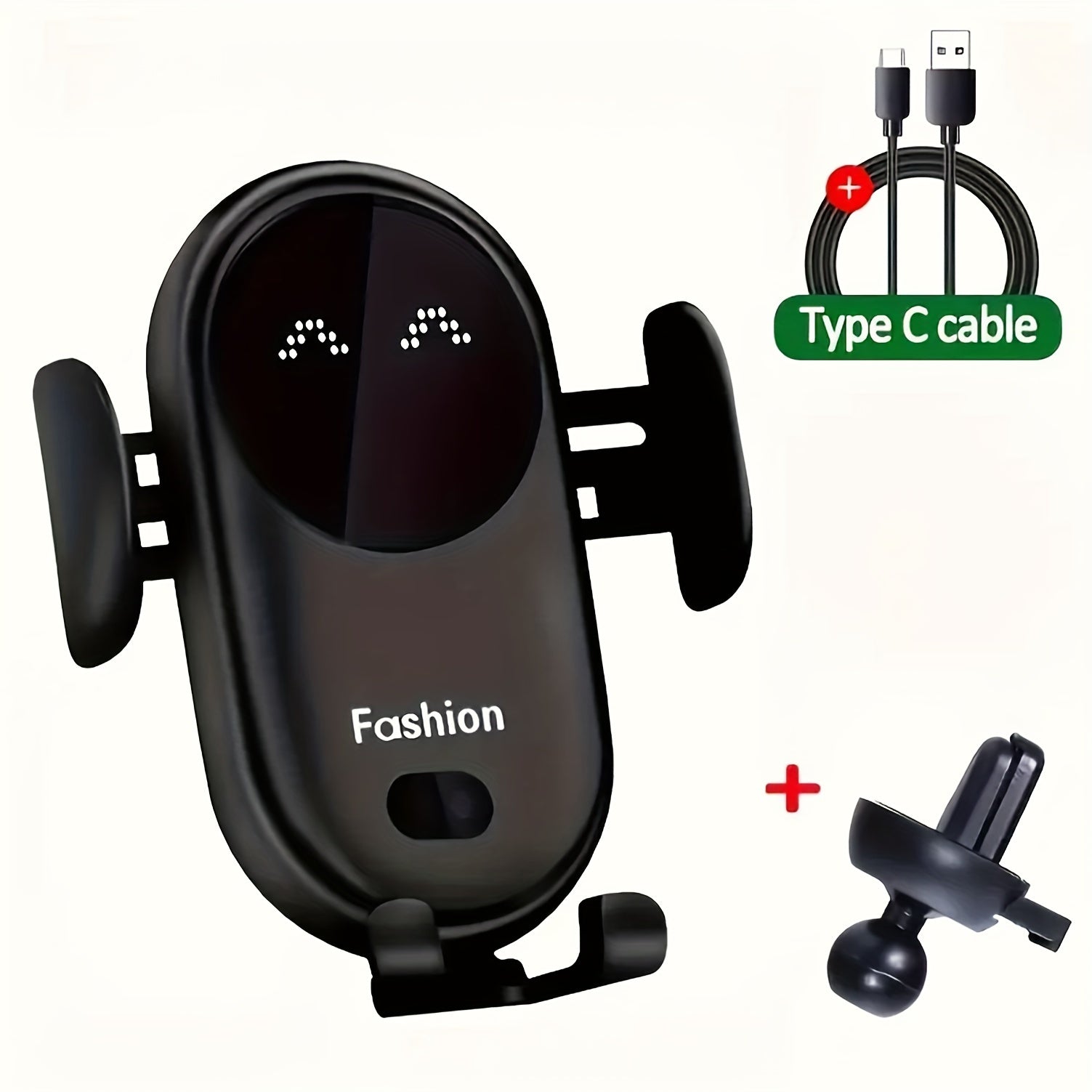 Wireless Car Charger Car Phone Mount Holder Stand Air Vent Auto Clamping Fast Charging for iPhone 16 Pro Max/16/15/14/13/12/11/XS/X/8, for SamSung for Galaxy S24/S23/S22/Note 20 Ultra/Note 10/S10/S9/S8