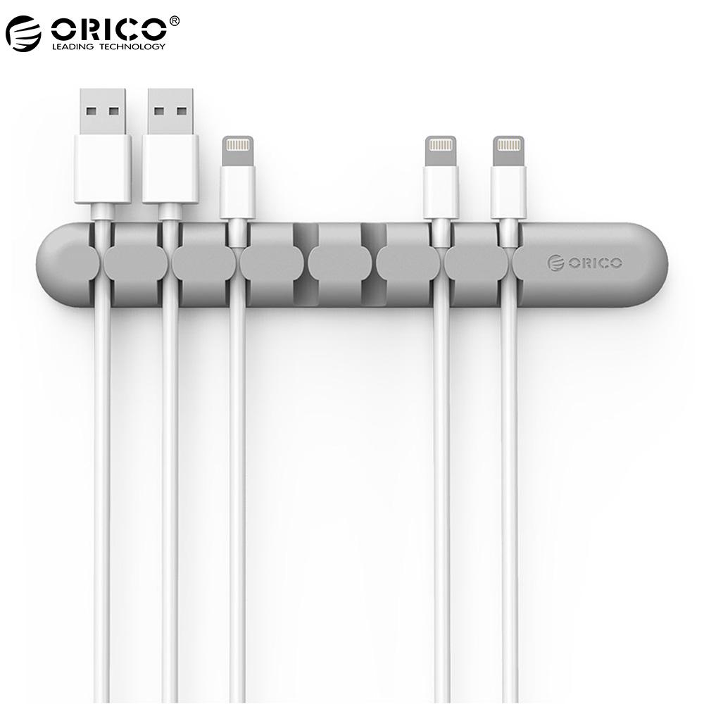 ORICO CBS7 Cable Winder Earphone Cable Organizer Wire Storage Silicon Charger Cable Holder Clips for MP3 ,MP4 ,Mouse,Earphone