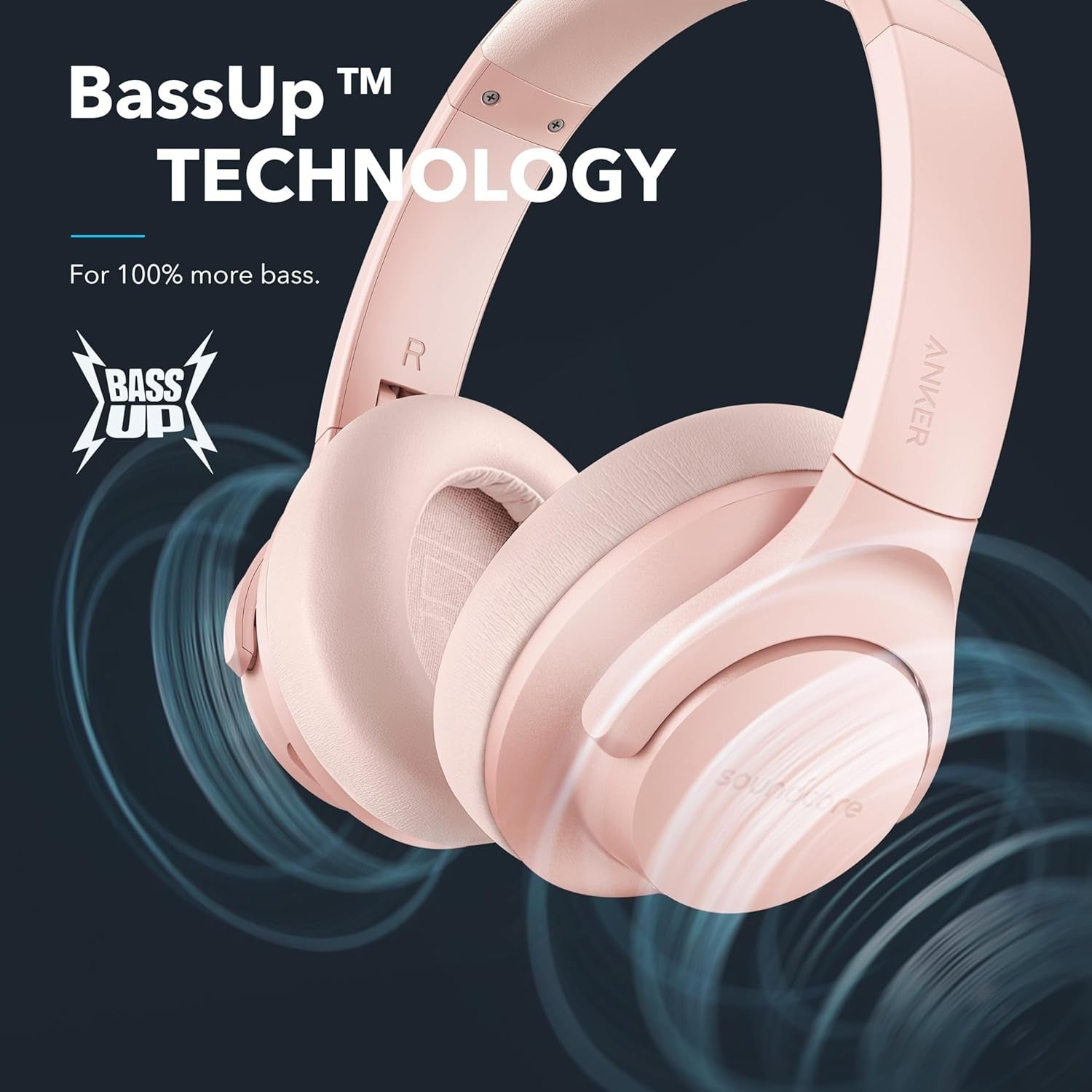 Refurbished- Soundcore by Anker Life Q20 Hybrid Active Noise Cancelling Headphones, Wireless Over-Ear Bluetooth Headphones with 40H Playtime, Hi-Res Audio, Deep Bass, Memory Foam Ear Cups and Headband