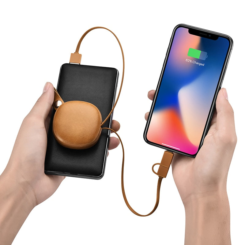 2 in 1 Micro USB Data Cables for iPhone Xiaomi Android Mobile Phone for Lightning Cables Type C Fast Charging Charger Adapter