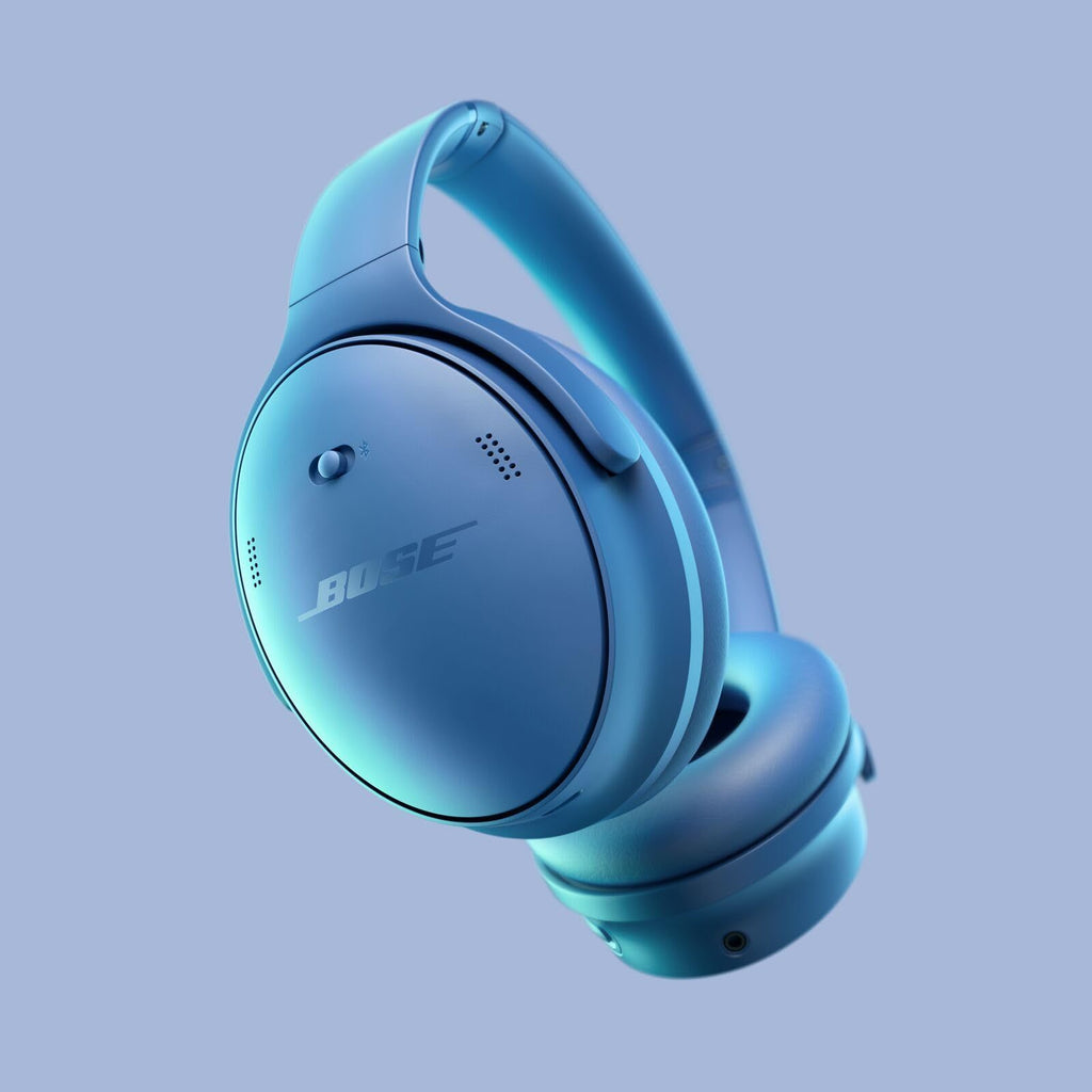 Bose QuietComfort Bluetooth Headphones, Wireless Headphones with Active Over Ear Noise Cancelling and Mic, Deep Bass, Up to 24 Hours of Playtime - Best for Christmas, Perfect Birthday Gift for Women and Men