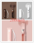 Cool Breeze Companion: Portable Fan with Power Bank Power!