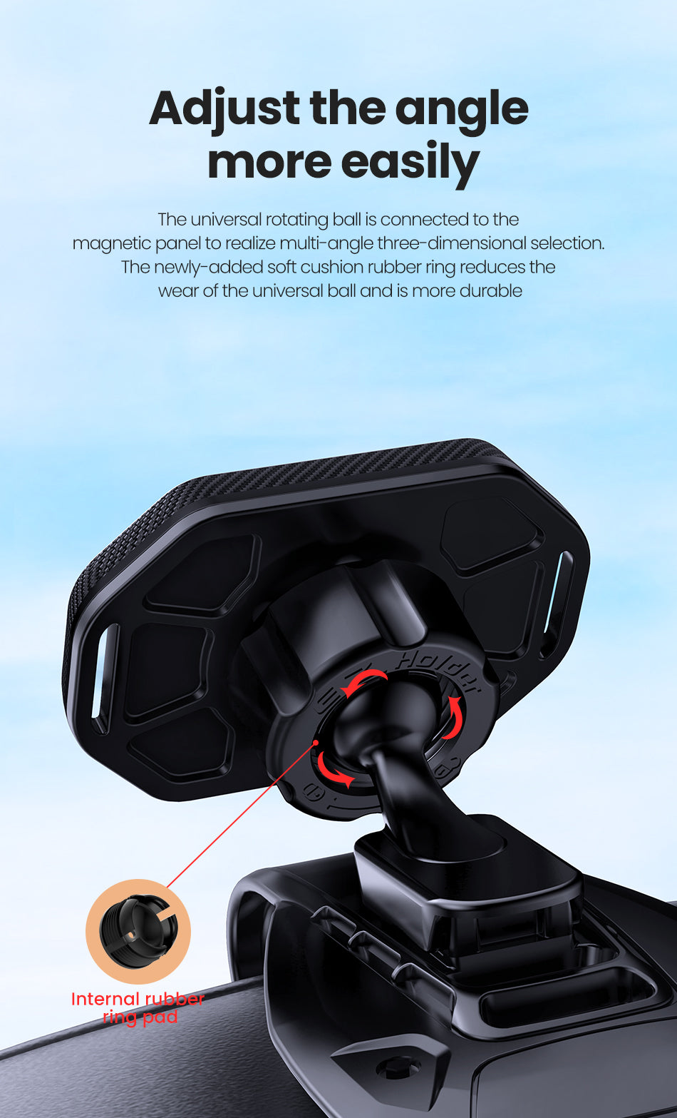 Magnetic Cell Phone Holder for Car Dashboard