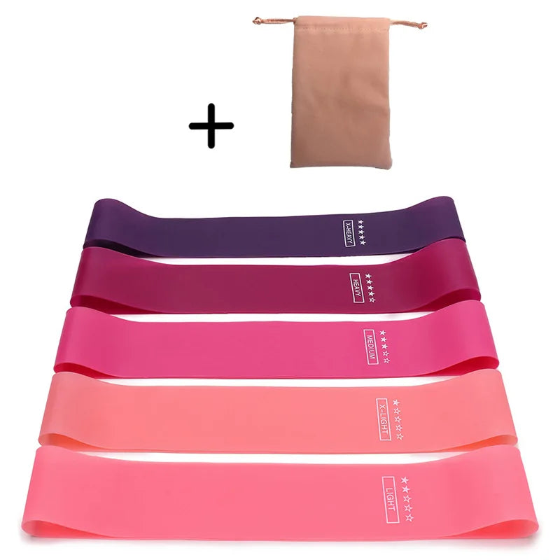 1Set Elastic Bands For Fitness Resistance Bands Exercise Gym Strength Training Fitness Sport Crossfit Workout Equipment