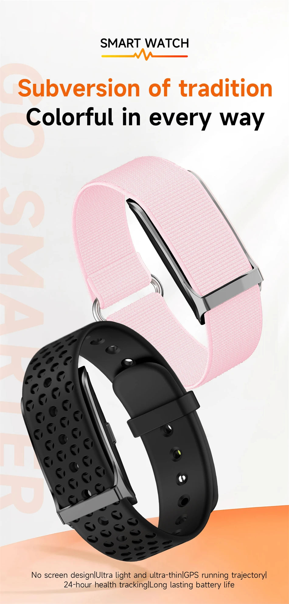Smart Wristband Wearable Fitness Multi-Sport All-Day Automatic Continuous Monitoring Health Data Improve Sleep Stress Wellness