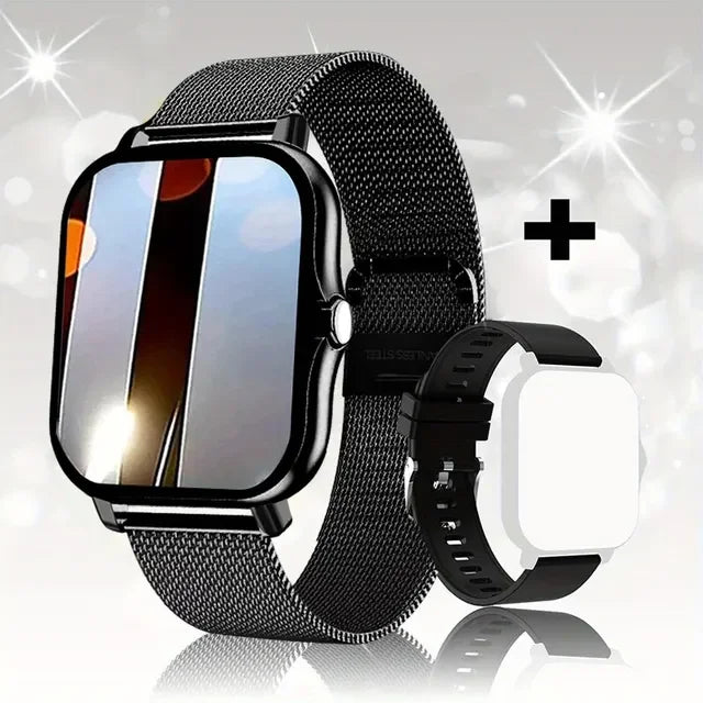 1.83'' Sports Smart Watch Fitness Clock Health Monitor Waterproof Smartwatch Wireless Call Watches for Men Women IOS Xiaomi 2025