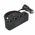 120W Multi-Function Charger USB/Type C Fast Charging Can Charge Multiple Devices At The Same Time, One Tow And Four Car Chargers