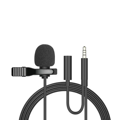 3.5mm Mini Microphone For PC Laptops Type C Lapel Clip-on Microphone For Smart phone USB Professional Micro Mic For DSLR Camera