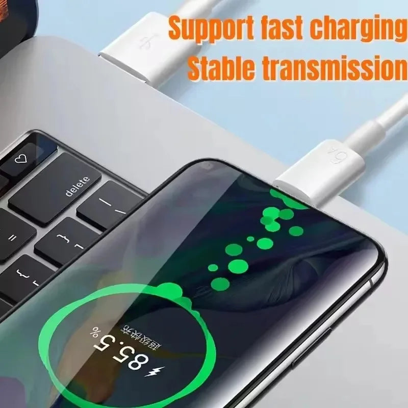 120W Ultra Fast Charger QC 5.0 EU Plug 6A Type C Cable 67W 55W 33W Rapid Charging Adapter For iPhone Huawei 2025