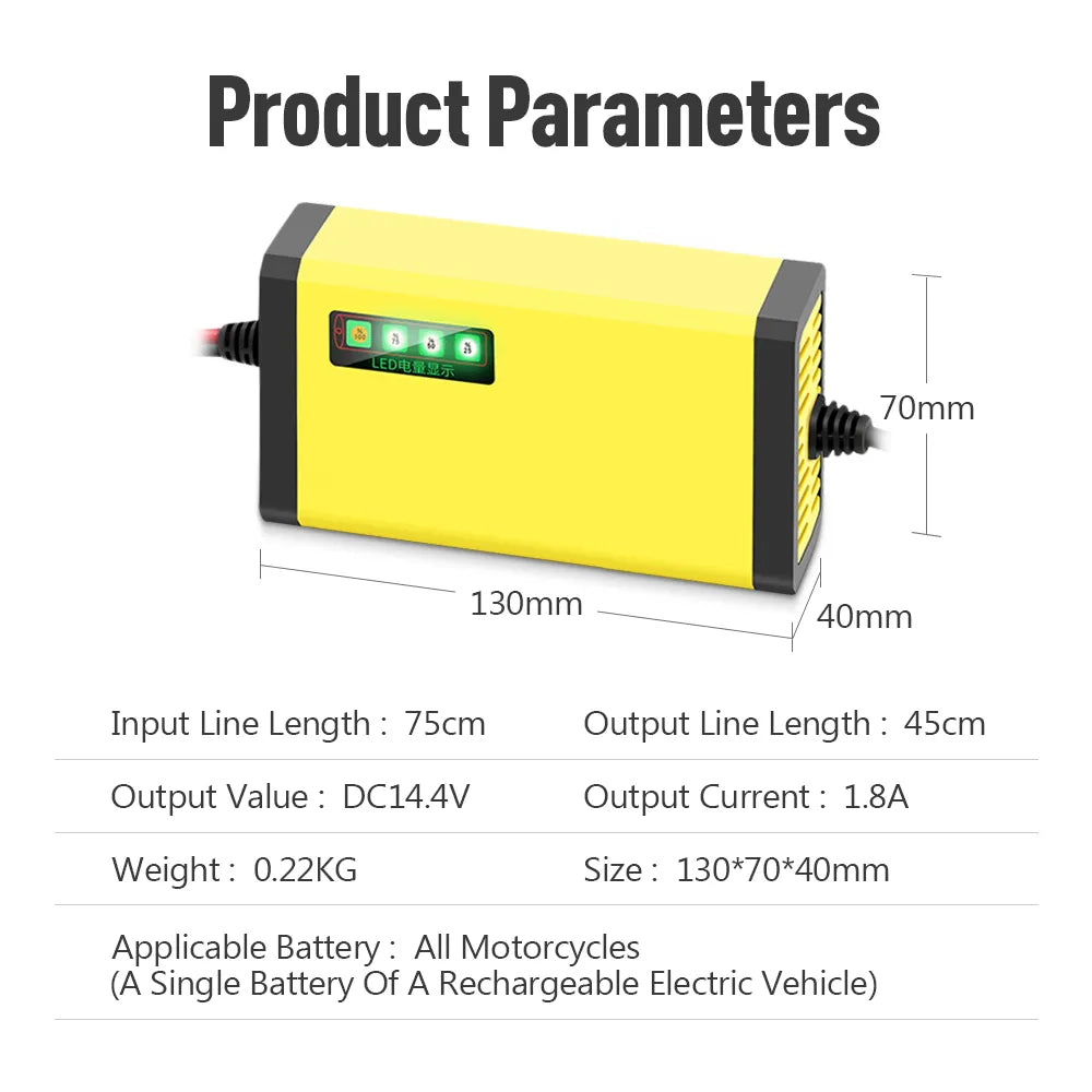 Car Battery Charger 10A 12V Automotive Battery Charger 24V 5A Car Accesorries Digital Display Detection Pulse Repair Car Charger