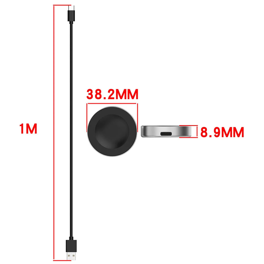 Wireless Charging Charger Dock for Huawei Watch Fit 4/ Fit4 Pro/ Watch 5/ GT 5/ Watch 4/ GT3/ D2 Smartwatch Charger Base Metal