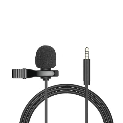 3.5mm Mini Microphone For PC Laptops Type C Lapel Clip-on Microphone For Smart phone USB Professional Micro Mic For DSLR Camera