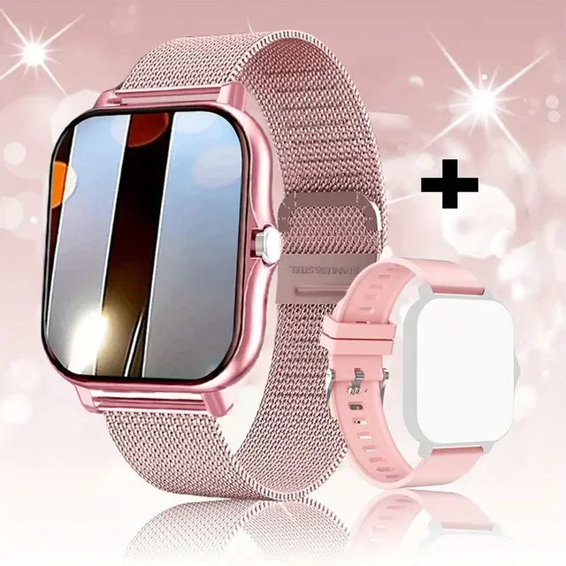 1.83'' Sports Smart Watch Fitness Clock Health Monitor Waterproof Smartwatch Wireless Call Watches for Men Women IOS Xiaomi 2025