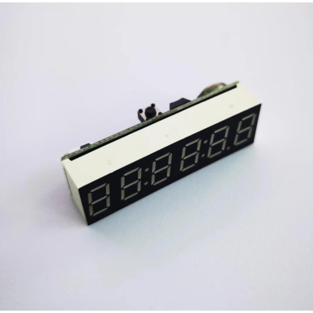 0.36" 6-bit Clock LED Digital Electronic Clock W Second Display Module Power Off Memory Brightness Adjustment Dc 5V 12V