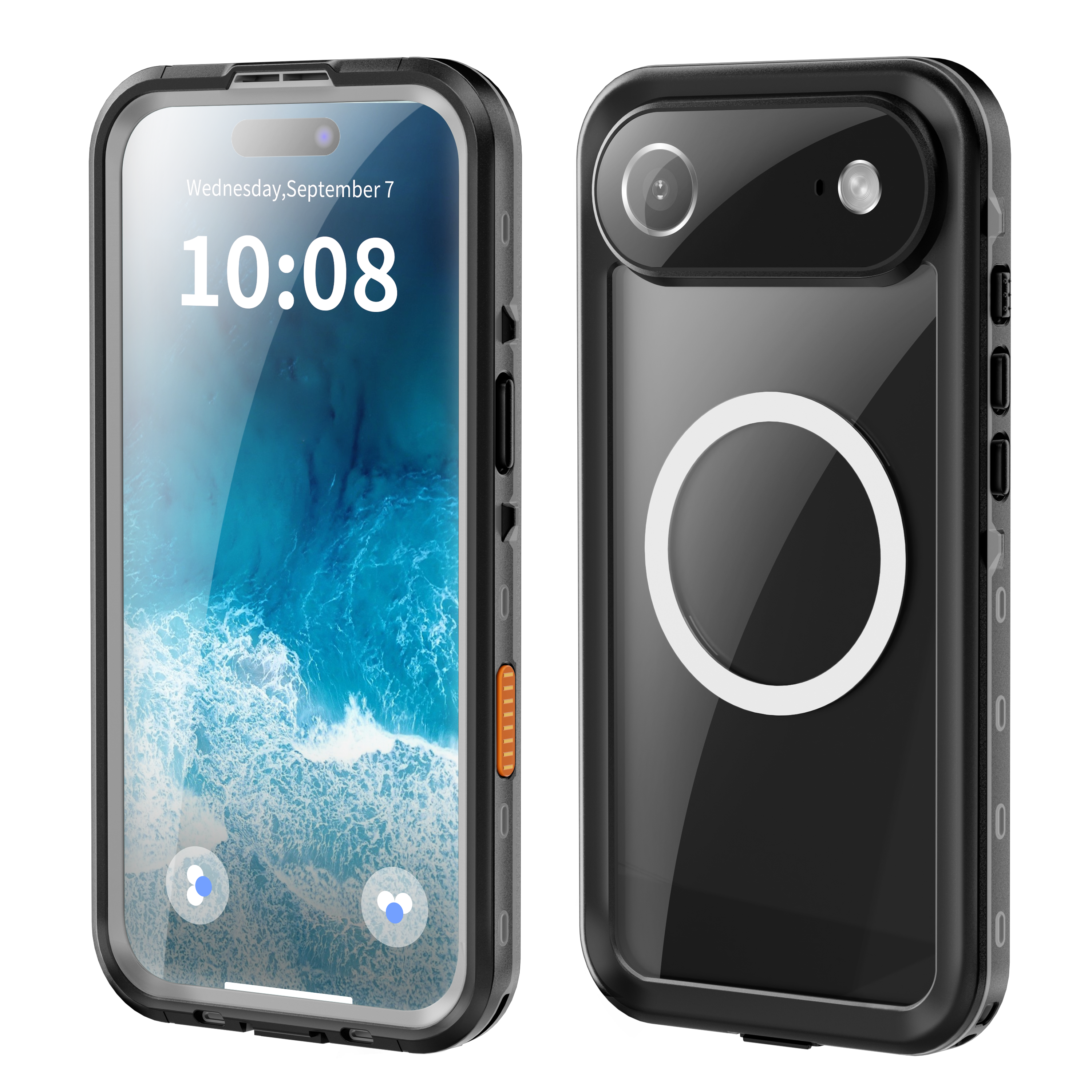 NNEDSZ iPhone 17 Air Waterproof Case Heavy Duty Case