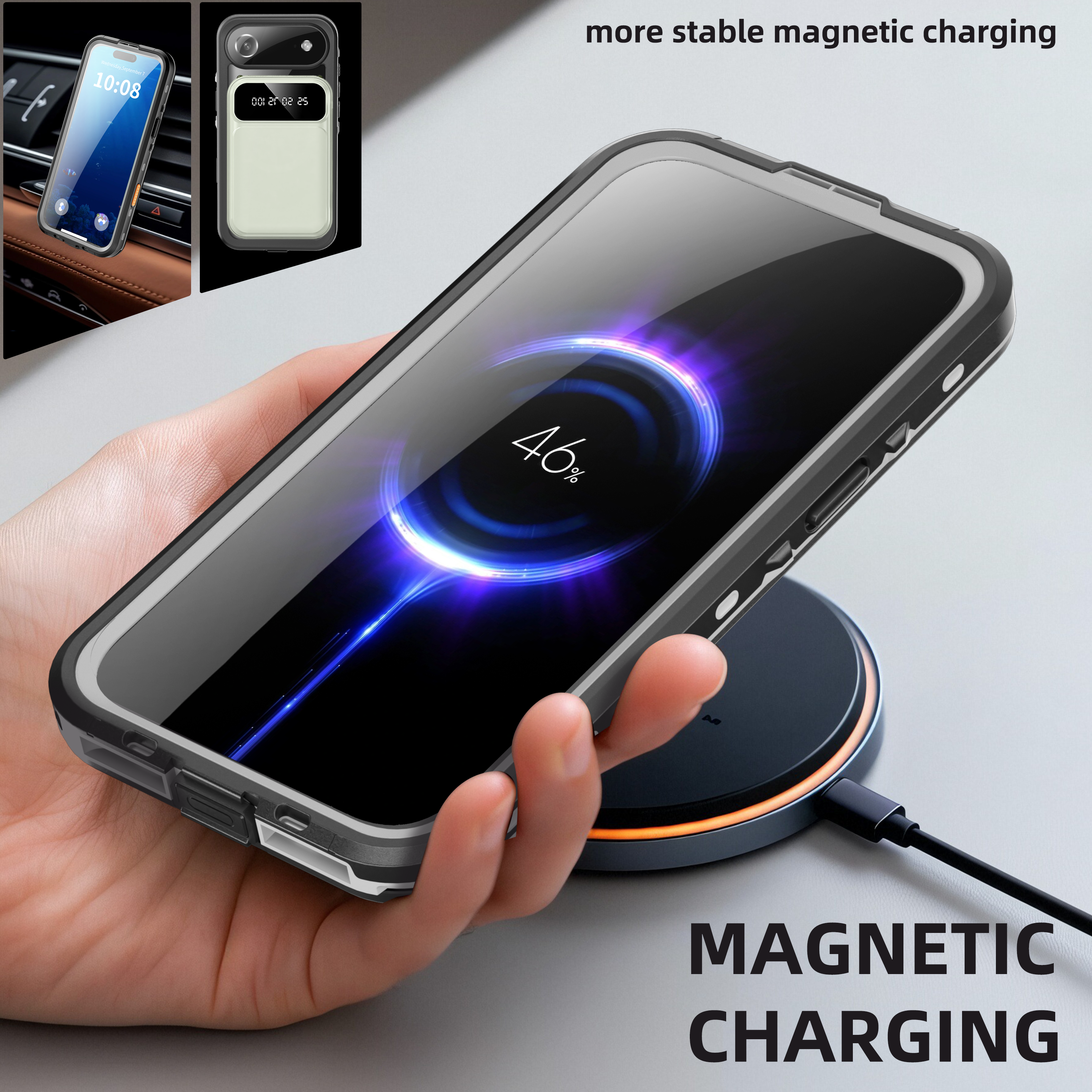 NNEDSZ iPhone 17 Air Waterproof Case Heavy Duty Case