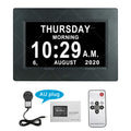 7  LED Large Digital Day Clock Calendar Dementia Date Week Month Year Time Wall