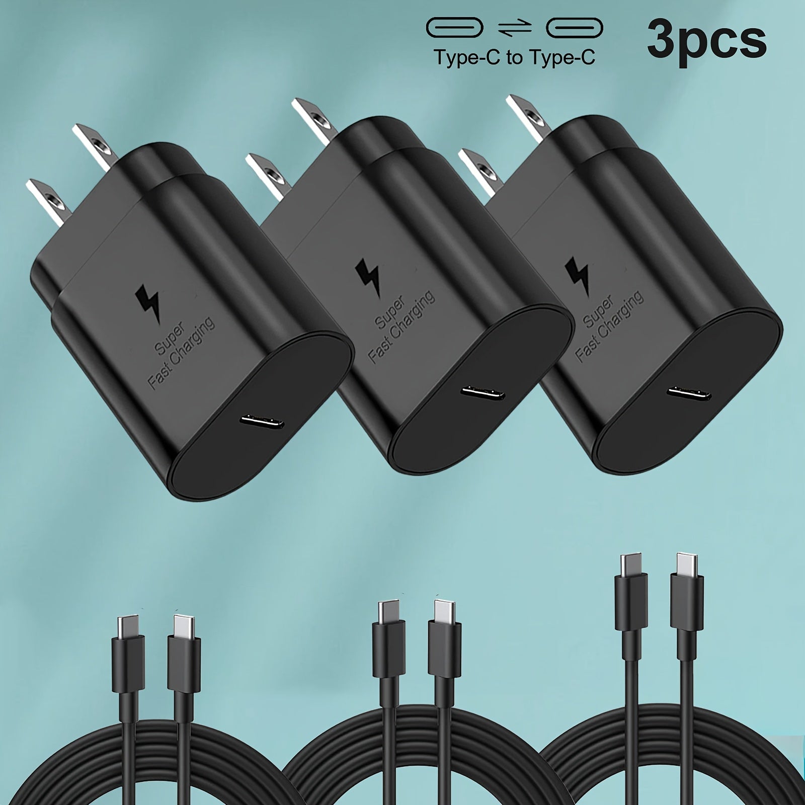 for Fast Charger Type C, Type C Wall Charger  4ft Cable Fast Charging  Galaxy S23 Ultra/S23/S23+/S22/S22 Ultra/S22+/S21 Ultra/S20 Ultra/Note 20/Note 10/Z Fold 3