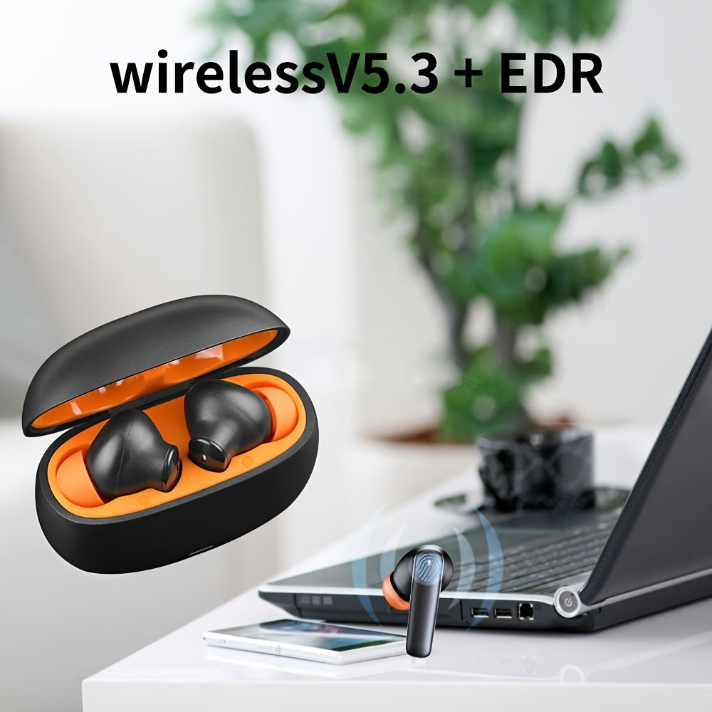 Wireless Earbuds Active Noise Cancelling Earphones, Wireless 5.2 With Microphone Charging Case, 30 Hours Playback Time, In Ear High Fidelity Stereo Earphones Suitable For IPhone Airpod Pro/Android