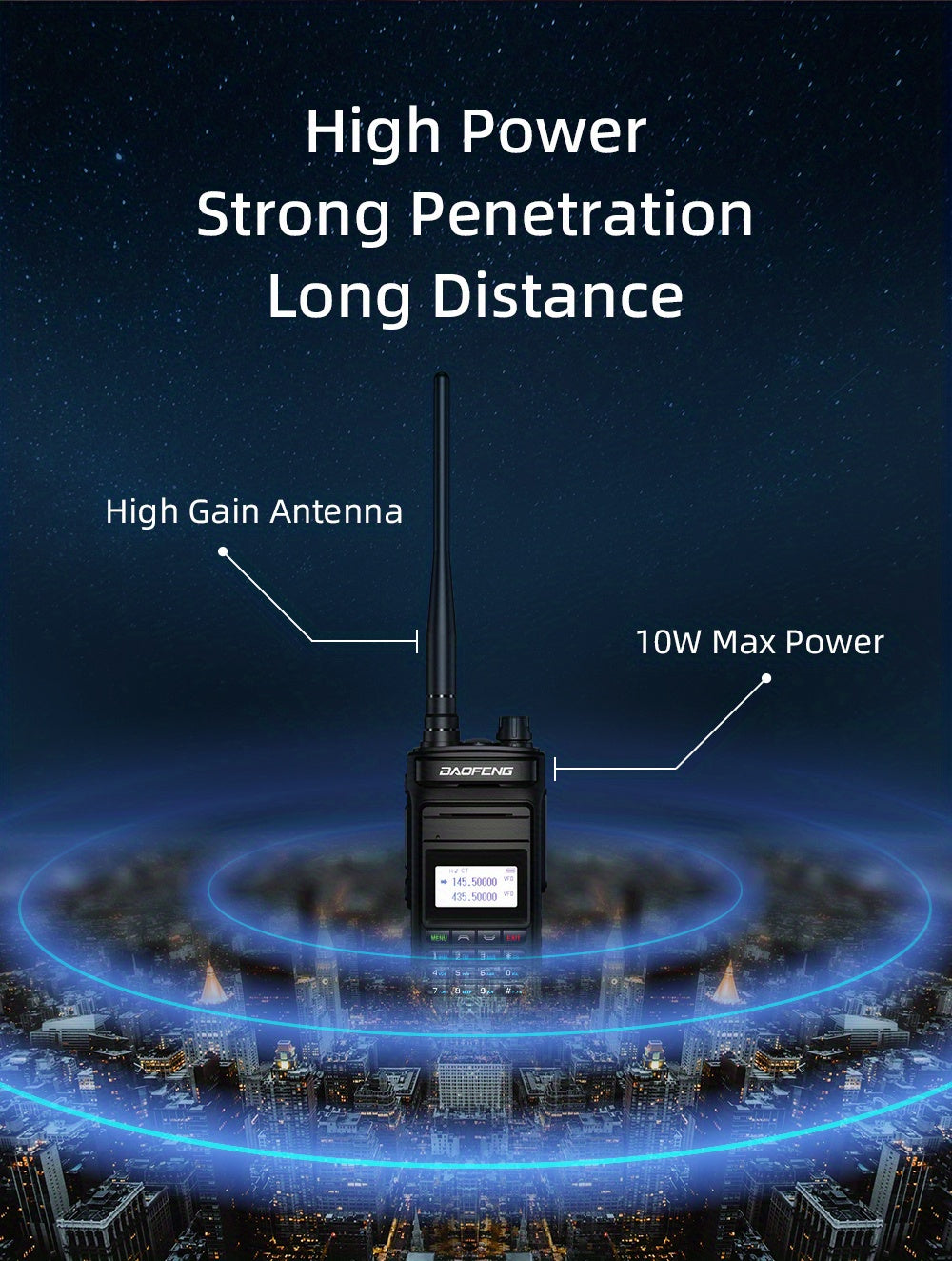 2023 BAOFENG New UV999 Pro Max 10W V2 Professional 999 Channels Walkie Talkie Type-C Fast Charger Long Range Dual Band UHF VHF Two Way Radio Upgrade Handheld Transceiver