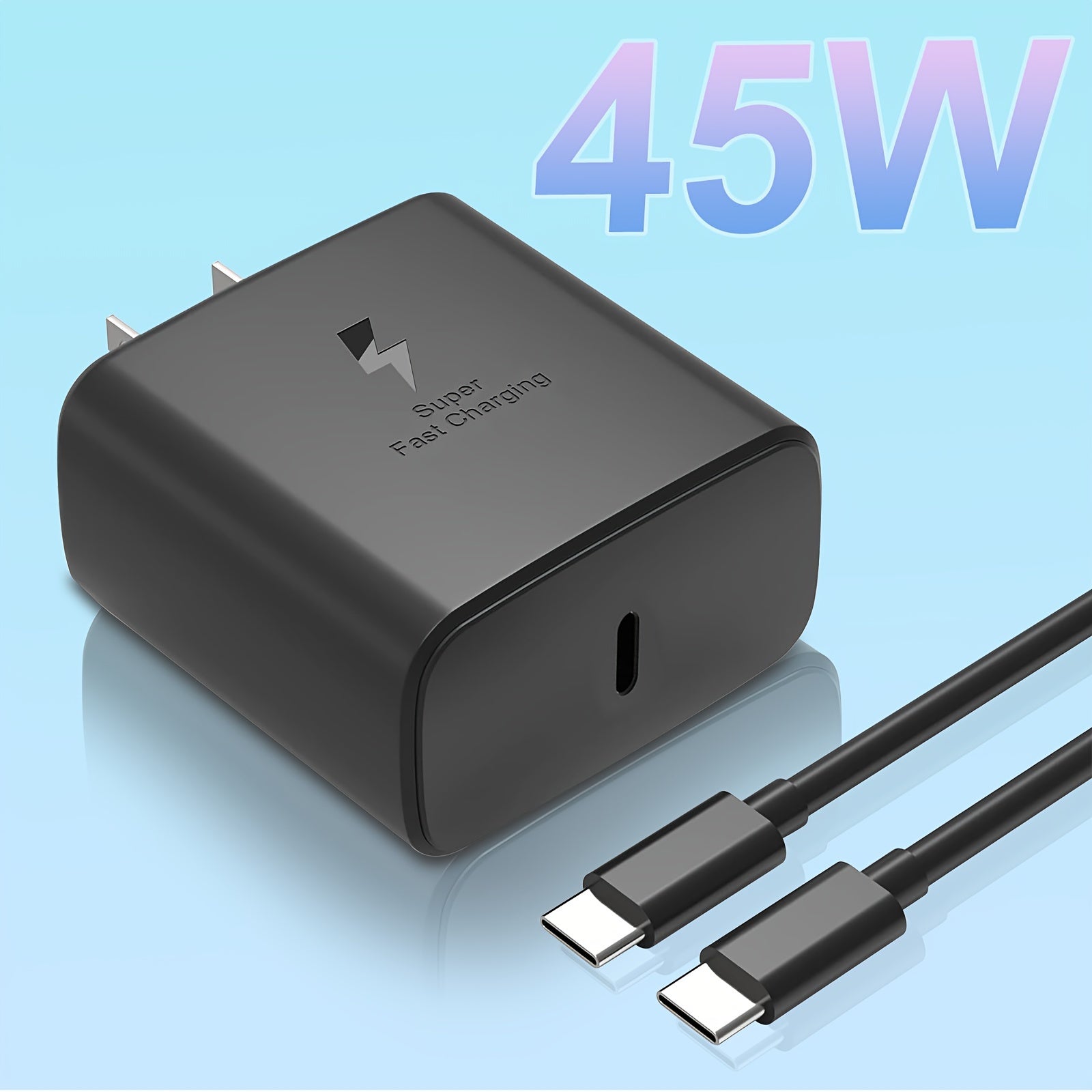 For Samsung Charger USB-C Super Fast Charger with 4FT Type C Charging Cable Cord Charger for Samsung Galaxy S23 Ultra/S23/S23+/S22/S22 Ultra/S22+/S21, Z Fold 5/Z Fild 5, Galaxy Tab S8/S8+/S7/S7+,