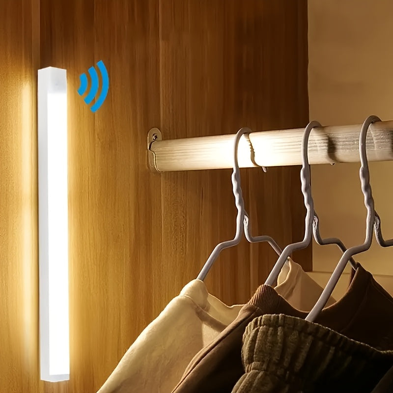 Battery Operated Under Cabinet Lights, Ultra-Bright Wireless Motion Sensor Light Indoor,2/6pcs Smart LED Motion Sensor Lights, Under-Cabinet Lighting, Magnetic Dimmable Closet Lights, Wireless Under Counter Lights For Kitche