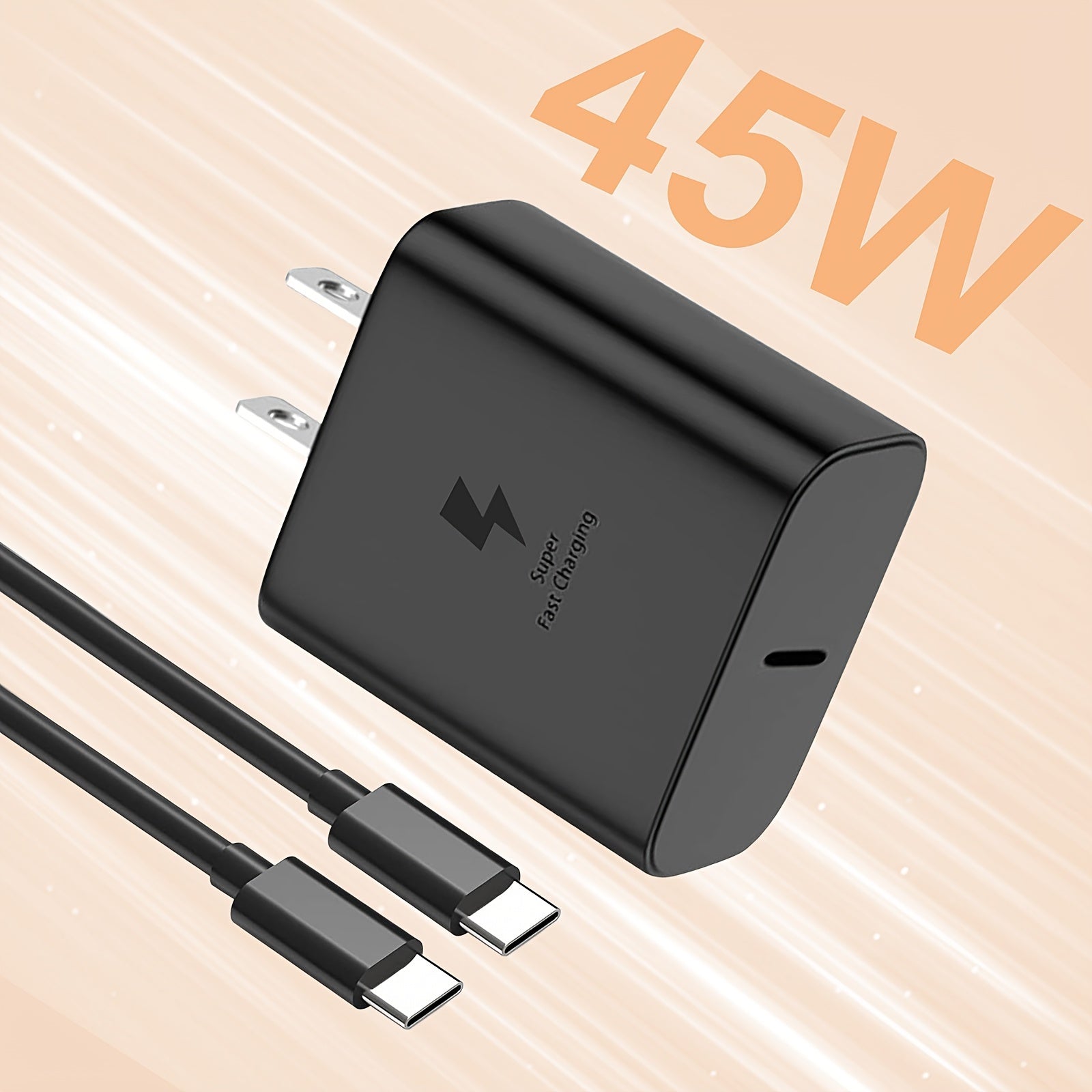 For Samsung Charger USB-C Super Fast Charger with 4FT Type C Charging Cable Cord Charger for Samsung Galaxy S23 Ultra/S23/S23+/S22/S22 Ultra/S22+/S21, Z Fold 5/Z Fild 5, Galaxy Tab S8/S8+/S7/S7+,