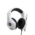 NNETM Wired Gaming Headset with RGB Lighting & Mic
